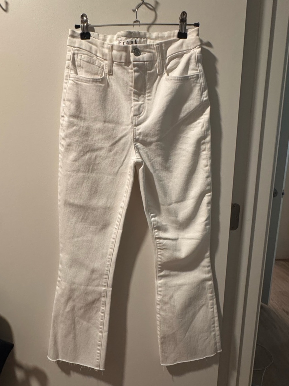 Frank & Aileen High-Rise Jeans - White